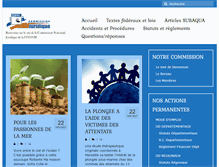 Tablet Screenshot of juridique.ffessm.fr